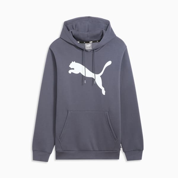 Sudadera con capucha para hombre Big Cat Logo, Galactic Gray, extralarge