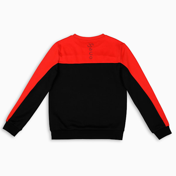 One8 Virat Kohli Youth Regular Fit Sweatshirt, PUMA Black, extralarge-IND