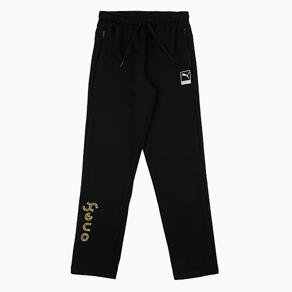 PUMA x one8 Logo Kid's Pants, PUMA Black, extralarge-IND