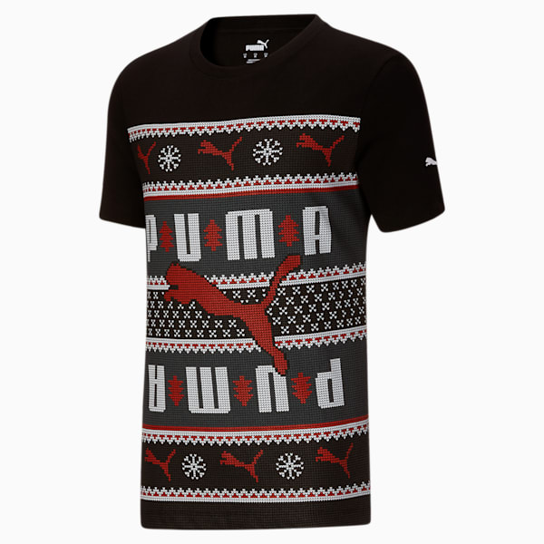 Men's Ugly Sweater Tee, Puma Black, extralarge