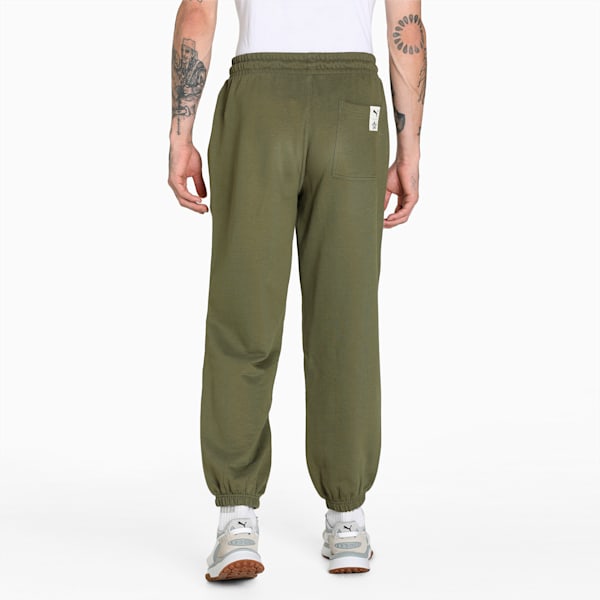 PUMAx1DER Men's Relaxed Fit Pants, Dark Green Moss, extralarge-IND