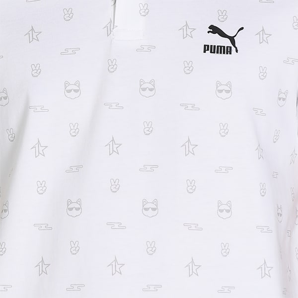 PUMA x 1DER KL Rahul AOP Men's Polo, Puma White