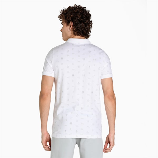 PUMAx1DER AOP Men's Polo T-Shirt, Puma White, extralarge-IND