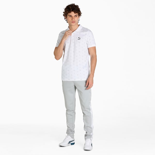 PUMAx1DER AOP Men's Polo T-Shirt, Puma White, extralarge-IND