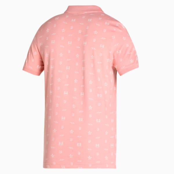 PUMAx1DER AOP Men's Polo T-Shirt, Rosette, extralarge-IND