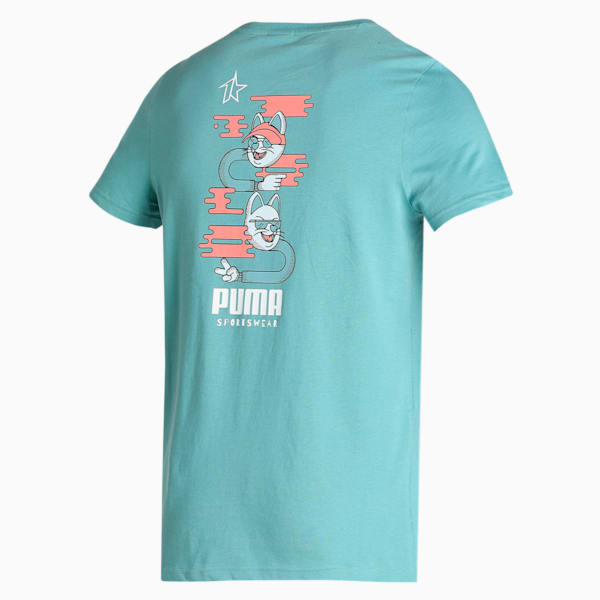 PUMAx1DER Character Men's T-Shirt, Mineral Blue, extralarge-IND