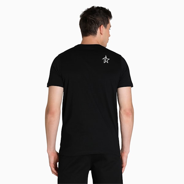 PUMAx1DER Graphic Men's Slim Fit T-Shirt, Puma Black, extralarge-IND