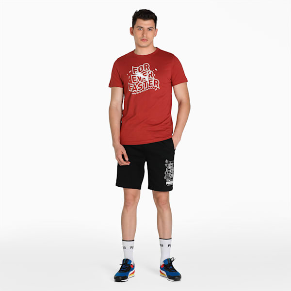 PUMAx1DER Graphic Men's Slim Fit T-Shirt, Chili Oil, extralarge-IND