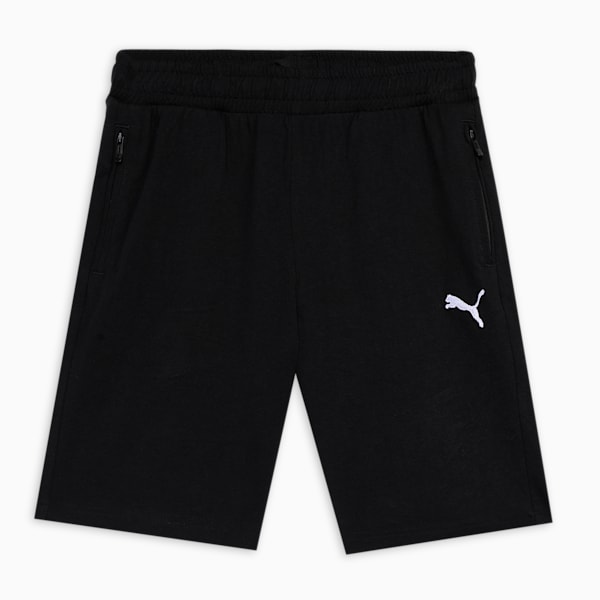 Zippered Youth Regular Fit Shorts, Puma Black, extralarge-IND