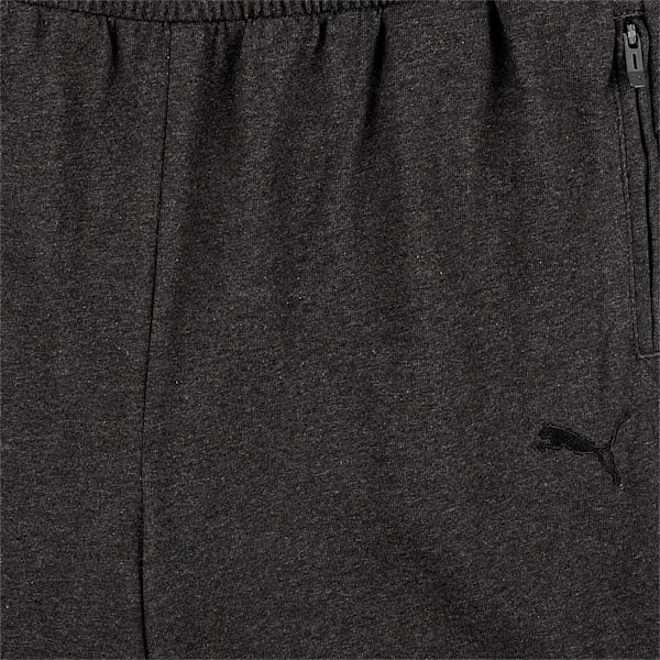 Zippered Youth Regular Fit Shorts, Dark Gray Heather, extralarge-IND