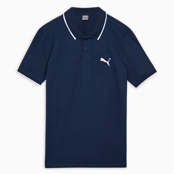 Collar Tipping Youth Regular Fit Polo, Persian Blue, extralarge-IND