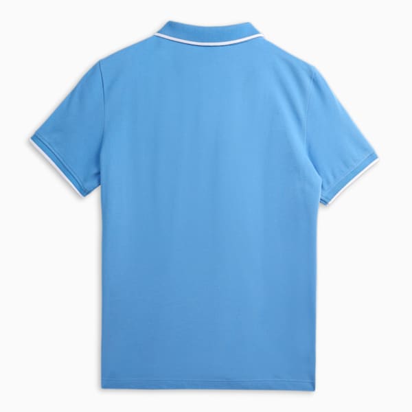 Collar Tipping Youth Regular Fit Polo, Blue Skies, extralarge-IND