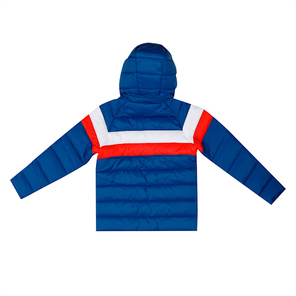 Colorblock Padded Youth Jacket, Blazing Blue, extralarge-IND