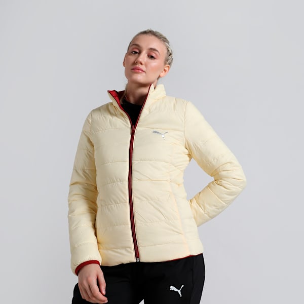 Women's Reversible Padded Jacket, Intense Red, extralarge-IND