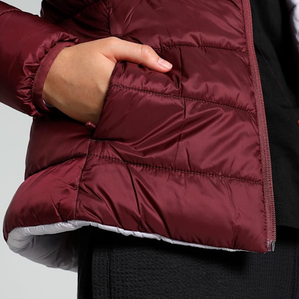 Women's Reversible Padded Jacket, Dark Jasper, extralarge-IND