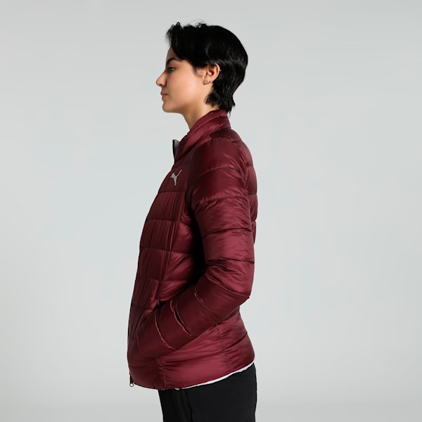 Women's Reversible Padded Jacket, Dark Jasper, extralarge-IND