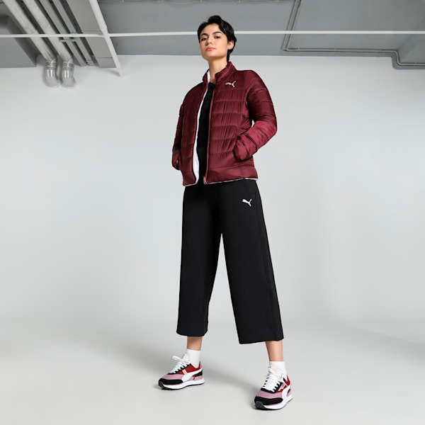 Women's Reversible Padded Jacket, Dark Jasper, extralarge-IND