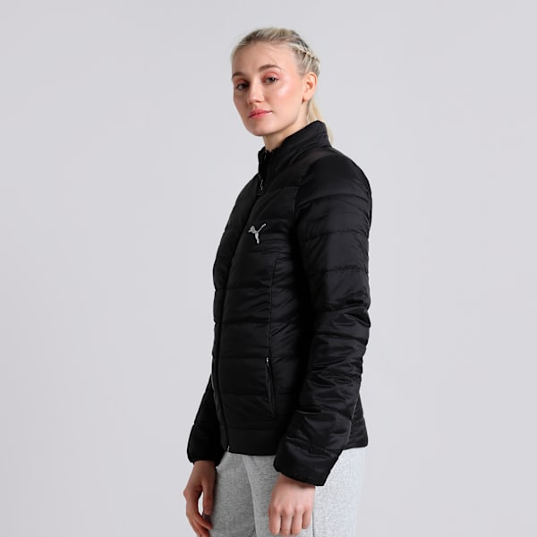 Women's Reversible Padded Jacket, PUMA Black-Pale Plum, extralarge-IND