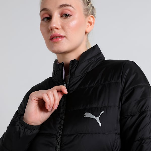 Women's Reversible Padded Jacket, PUMA Black-Pale Plum, extralarge-IND