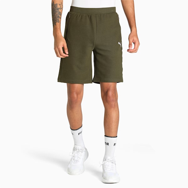 Ottoman Men's Shorts, Deep Olive, extralarge-IND
