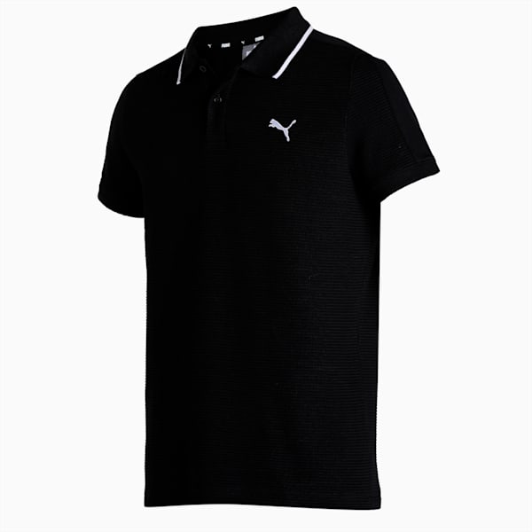 Ottoman Men's Slim Fit Polo, Puma Black, extralarge-IND