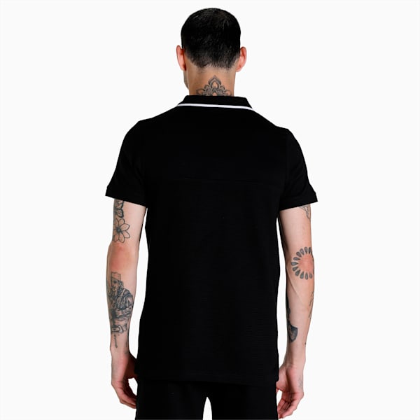 Ottoman Men's Slim Fit Polo, Puma Black, extralarge-IND