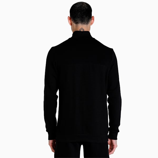 Ottoman Men's Full Zip Slim Fit Jacket, Puma Black, extralarge-IND
