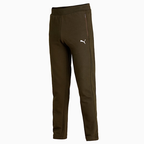 Ottoman Men's Slim Fit Sweat Pants, Deep Olive, extralarge-IND