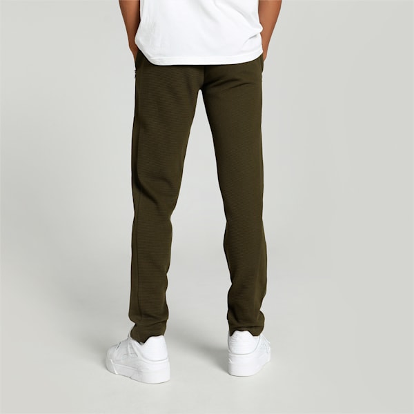 Ottoman Men's Slim Fit Sweat Pants, Deep Olive-Cat, extralarge-IND