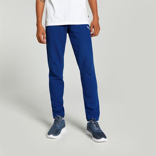 Ottoman Men's Slim Fit Sweat Pants, Blazing Blue-Cat, extralarge-IND