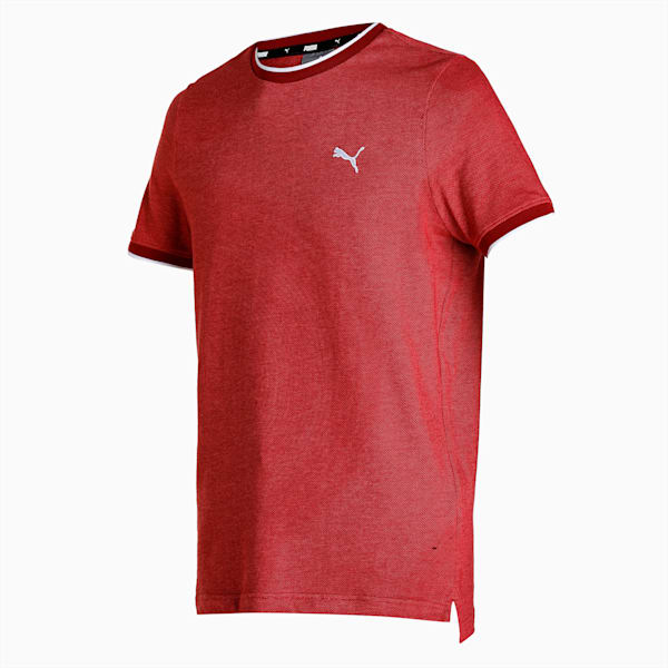 Jacquard Men's Slim Fit T-Shirt, Intense Red, extralarge-IND