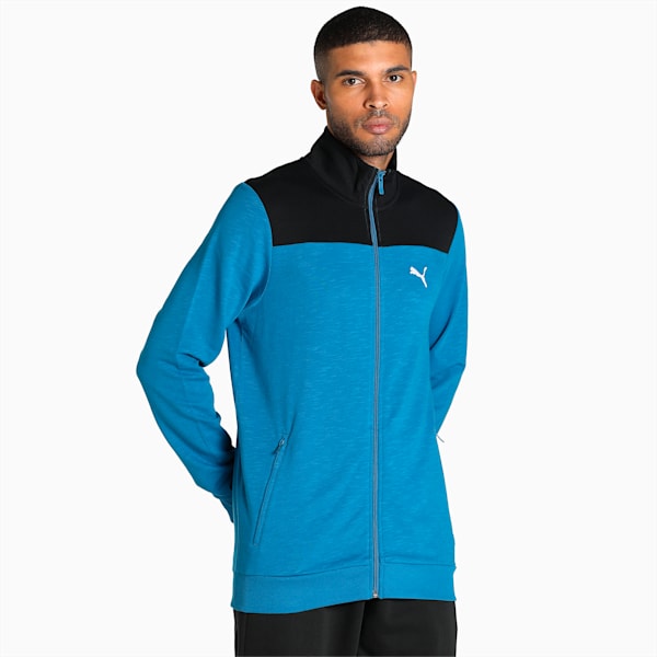 Slub Men's Jacket, Lake Blue, extralarge-IND