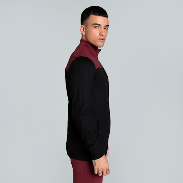 Slub Men's Jacket, PUMA Black-PUMA White, extralarge-IND