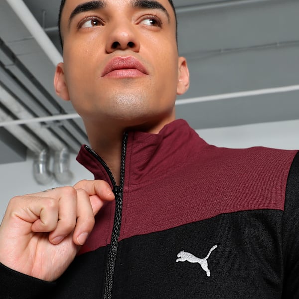 Slub Men's Jacket, PUMA Black-PUMA White, extralarge-IND