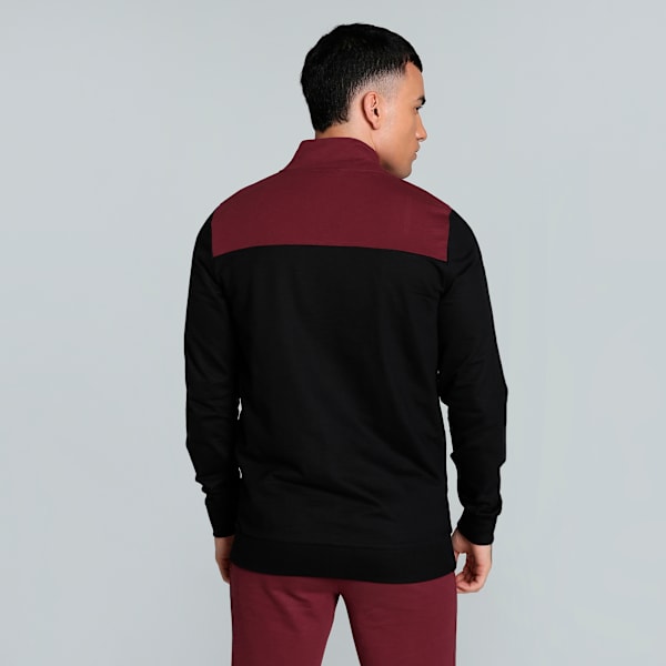 Slub Men's Jacket, PUMA Black-PUMA White, extralarge-IND