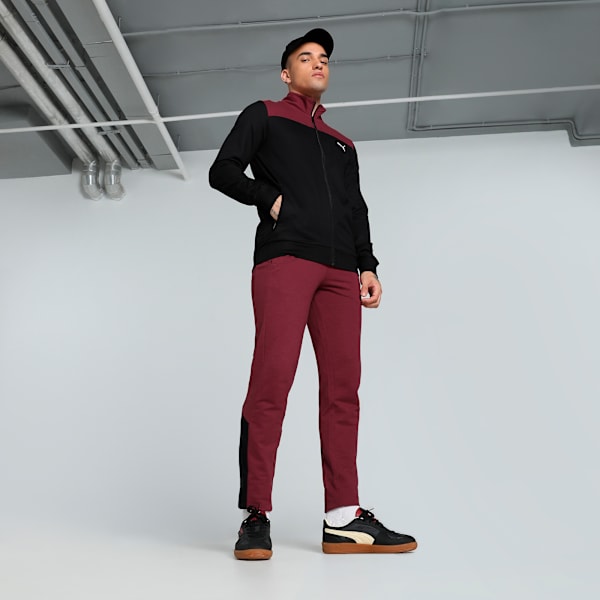 Slub Men's Jacket, PUMA Black-PUMA White, extralarge-IND