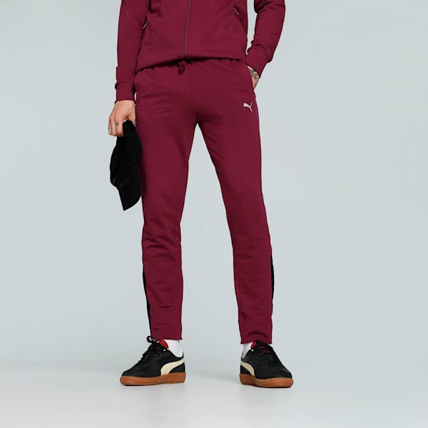 Slub Men's Slim Fit Pants, Team Regal Red, extralarge-IND