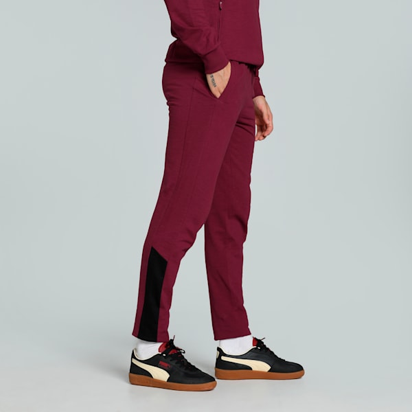 Slub Men's Slim Fit Pants, Team Regal Red, extralarge-IND