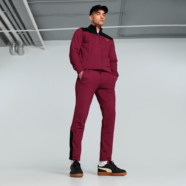 Slub Men's Slim Fit Pants, Team Regal Red, extralarge-IND