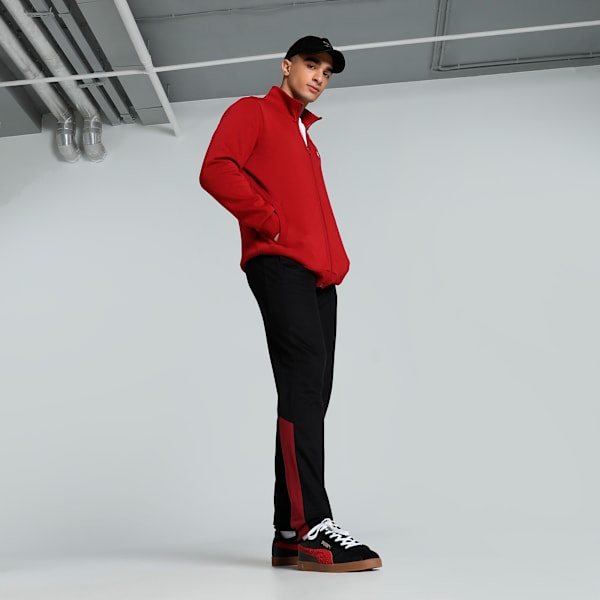 Slub Men's Slim Fit Pants, PUMA Black-PUMA White, extralarge-IND