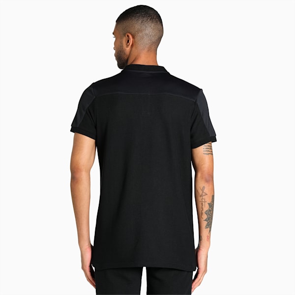 Overlay Men's Slim Fit Polo, Puma Black, extralarge-IND