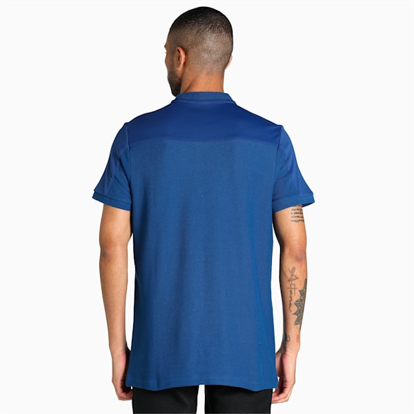 Overlay Men's Slim Fit Polo, Blazing Blue, extralarge-IND