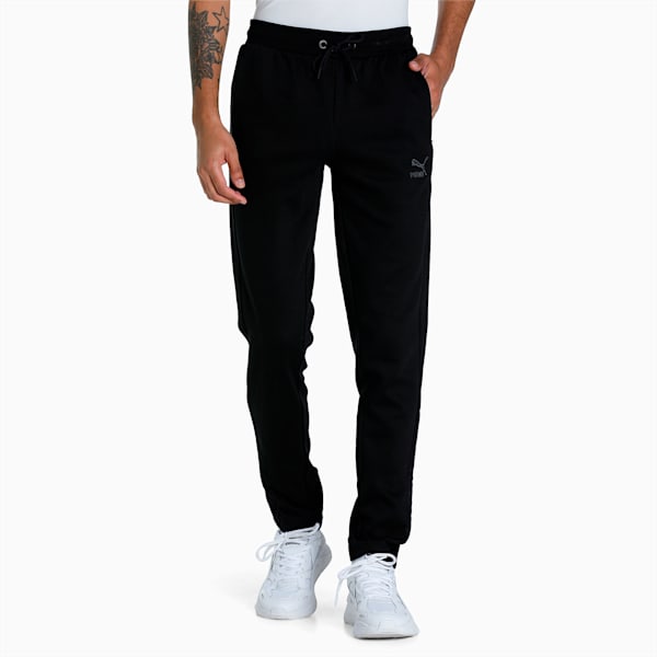 Overlay Men's Slim Fit Track Pants, Puma Black, extralarge-IND