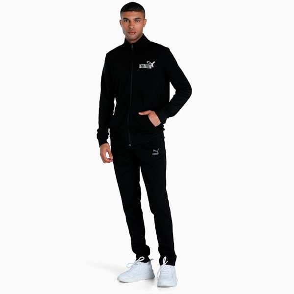 Overlay Men's Slim Fit Track Pants, Puma Black, extralarge-IND