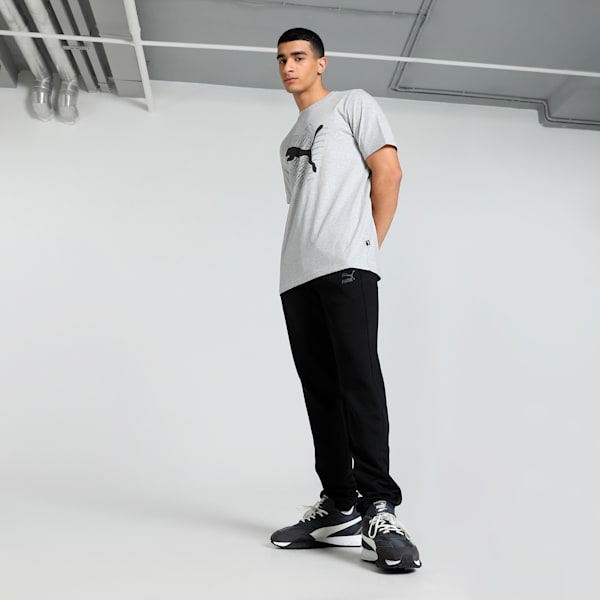 Overlay Men's Slim Fit Track Pants, PUMA Black-Cool Dark Gray, extralarge-IND