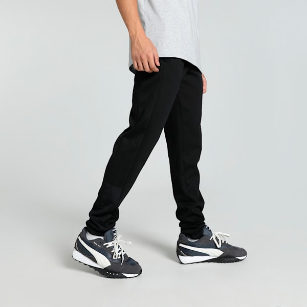 Overlay Men's Slim Fit Track Pants, PUMA Black-Cool Dark Gray, extralarge-IND