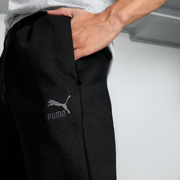 Overlay Men's Slim Fit Track Pants, PUMA Black-Cool Dark Gray, extralarge-IND