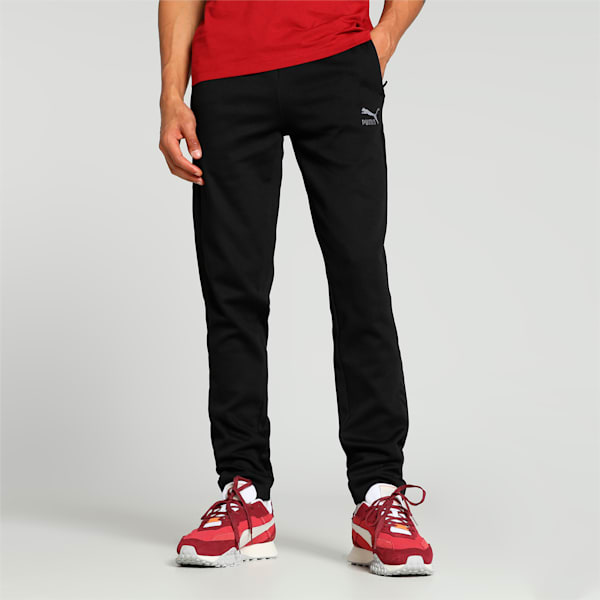 Overlay Men's Slim Fit Track Pants, PUMA Black-Castlerock, extralarge-IND