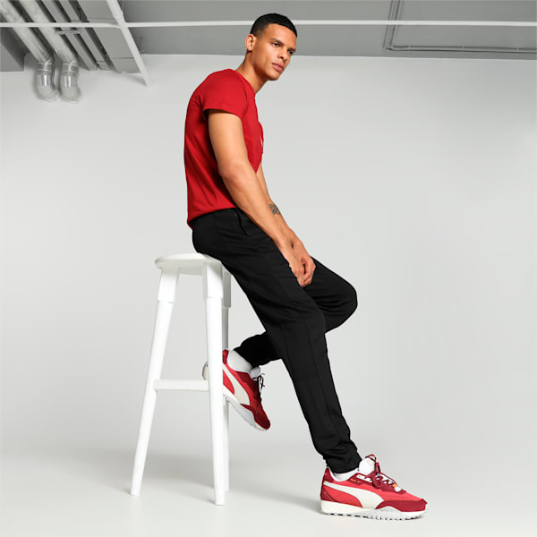 Overlay Men's Slim Fit Track Pants, PUMA Black-Castlerock, extralarge-IND