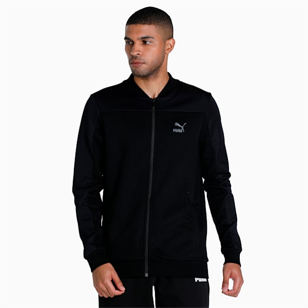 Overlay Men's Slim Fit Jacket, Puma Black, extralarge-IND